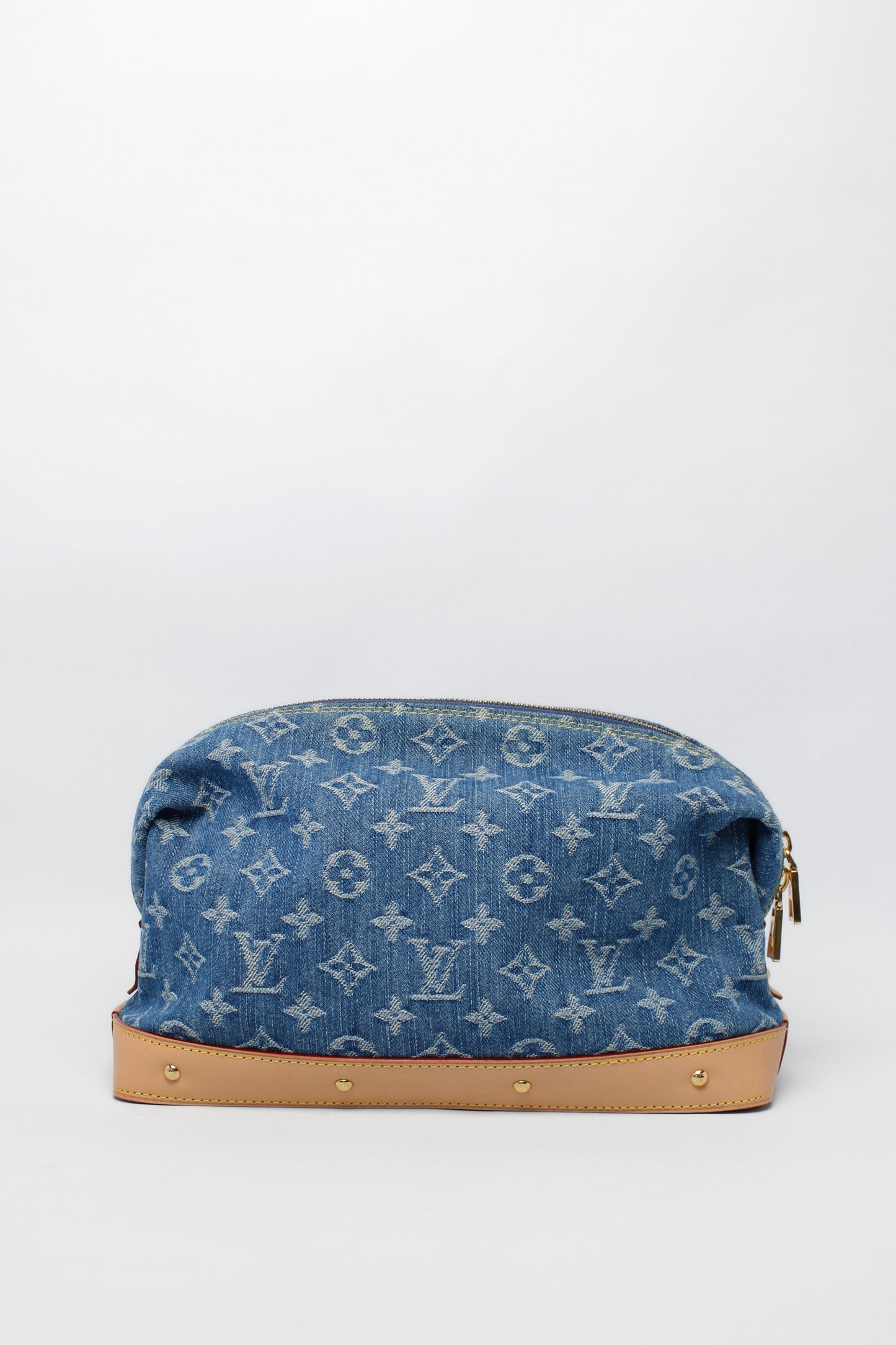 Louis Vuitton Pochette Cosmetique Monogram Denim Bag