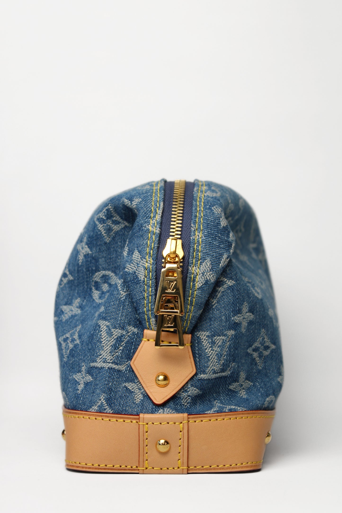 Louis Vuitton Pochette Cosmetique Monogram Denim Bag