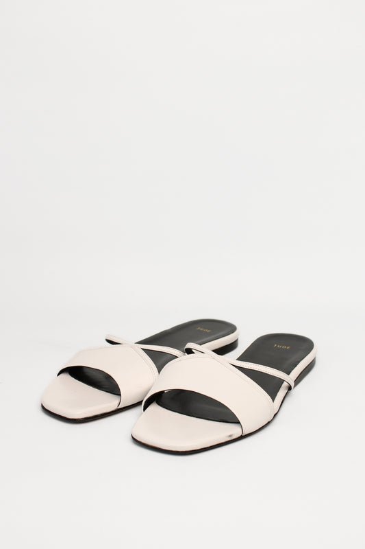 Jude White Open Sandals Size 37