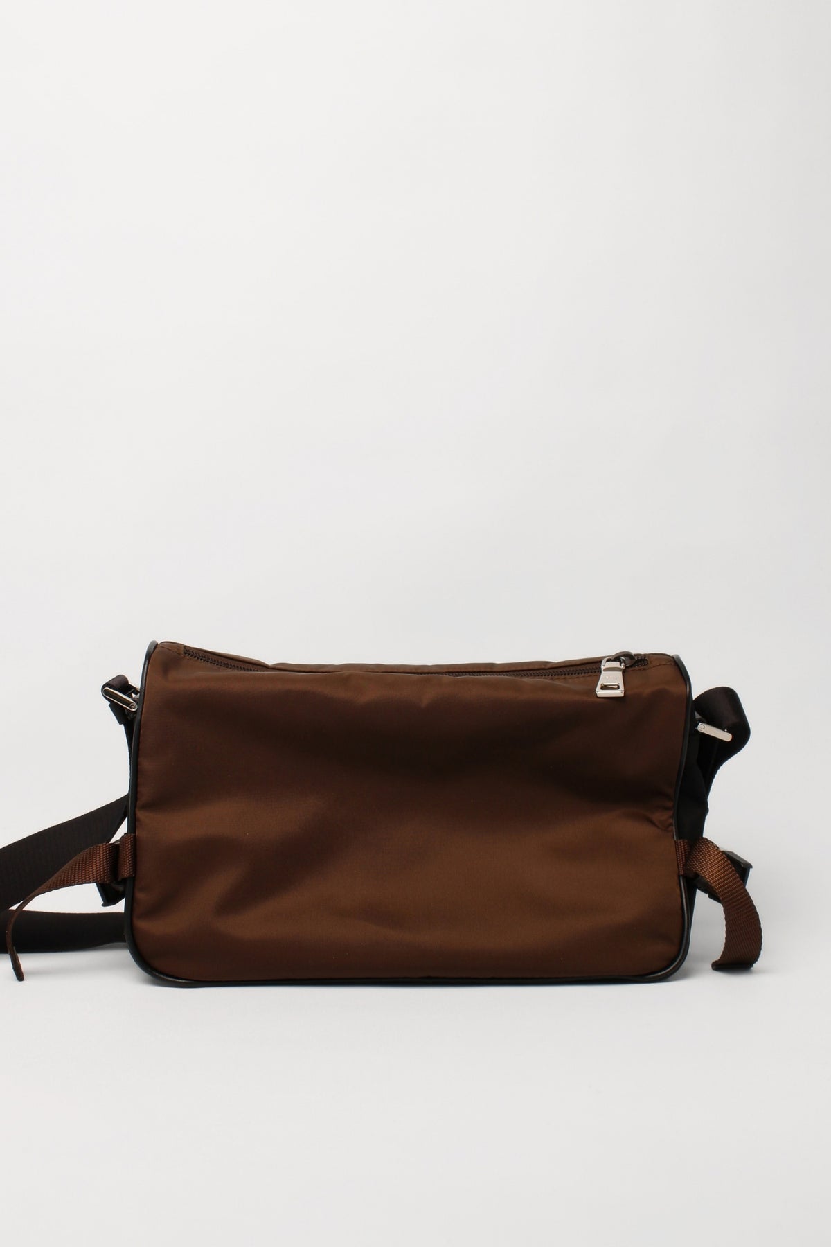 Prada Brown Re-Nylon Crossbody Bag