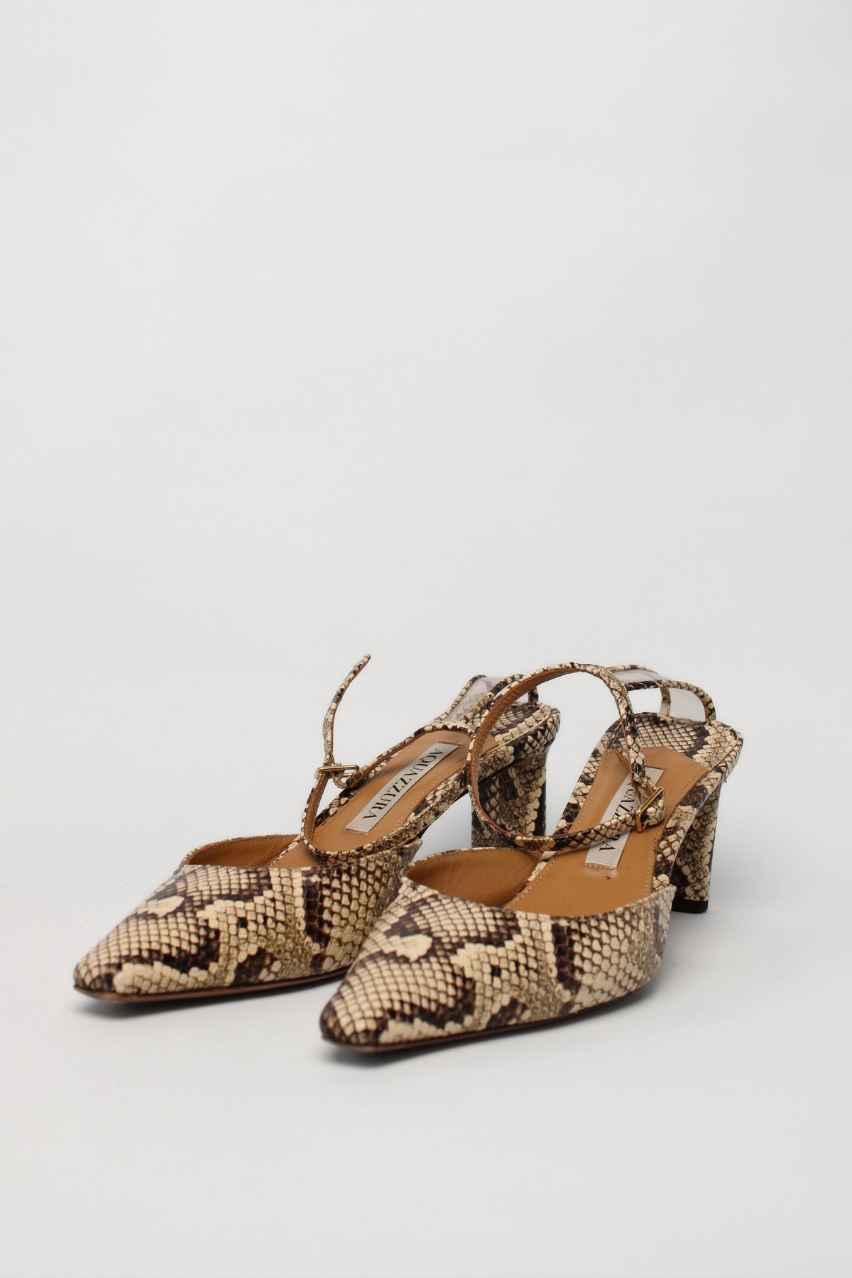 Aquazurra Reptile Print Shoe