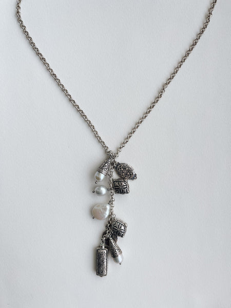 South West Trader silver charm necklace
