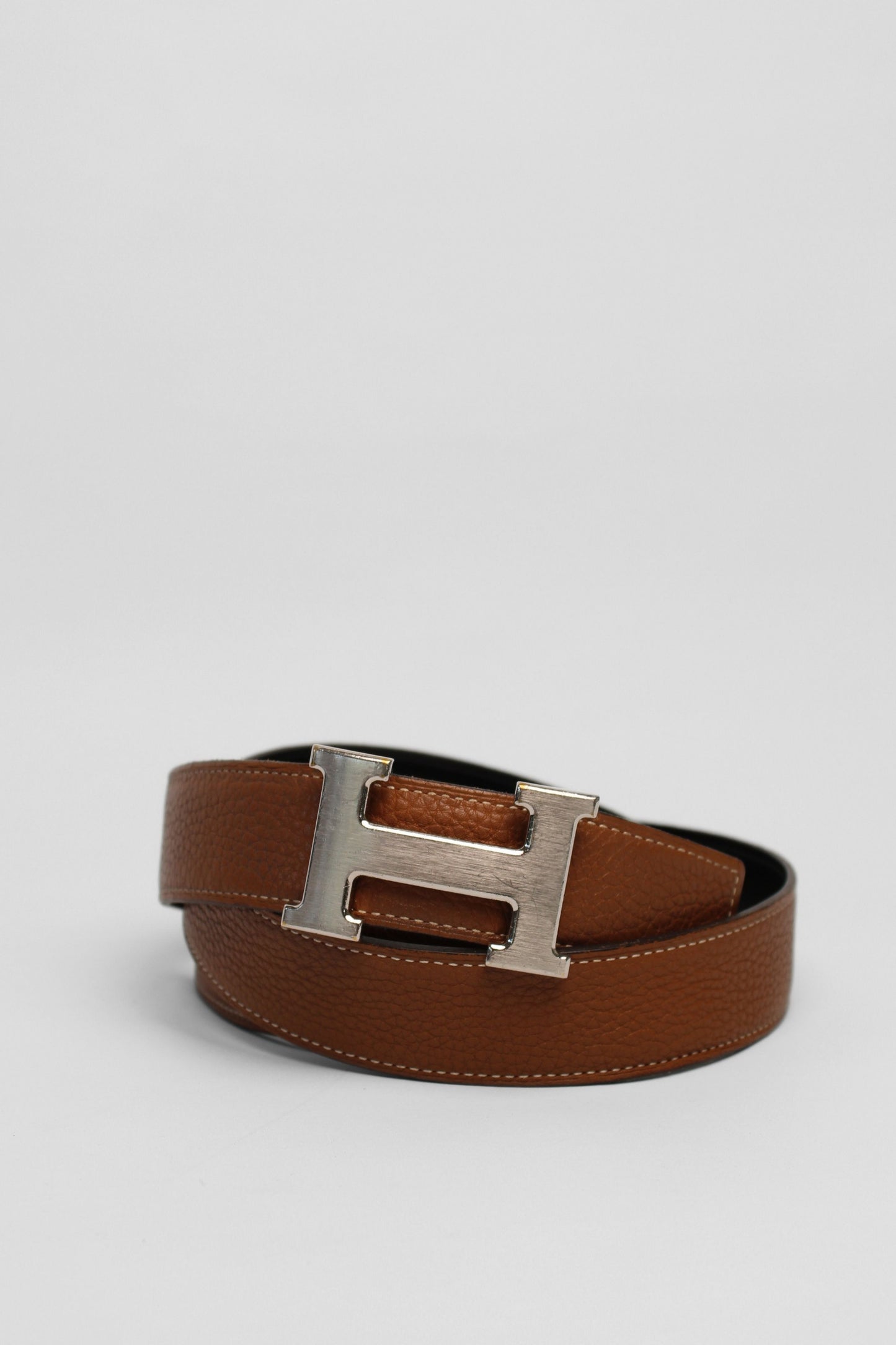 Hermes Tan H Belt Size 85