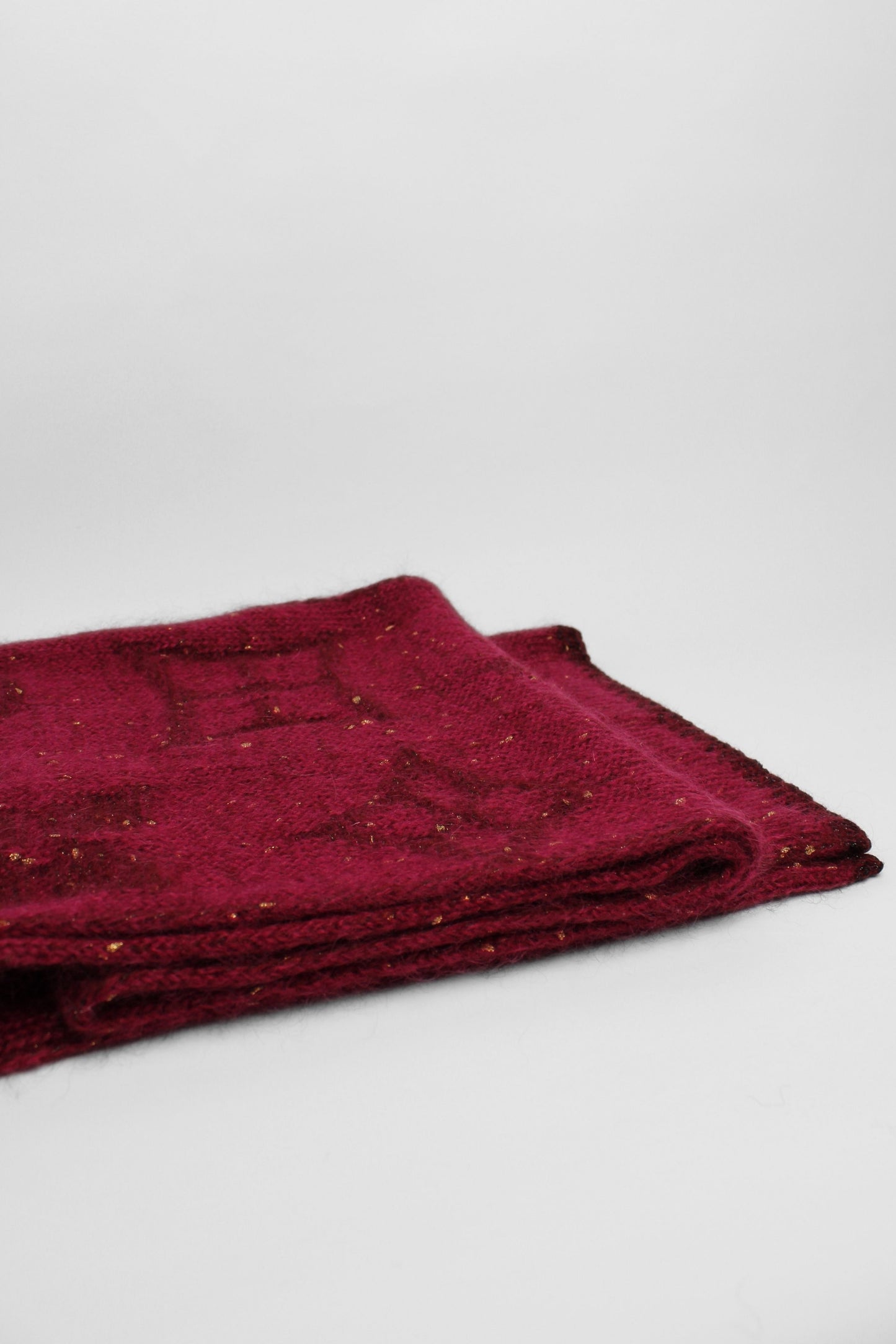 Louis Vuitton Burgundy Scarf