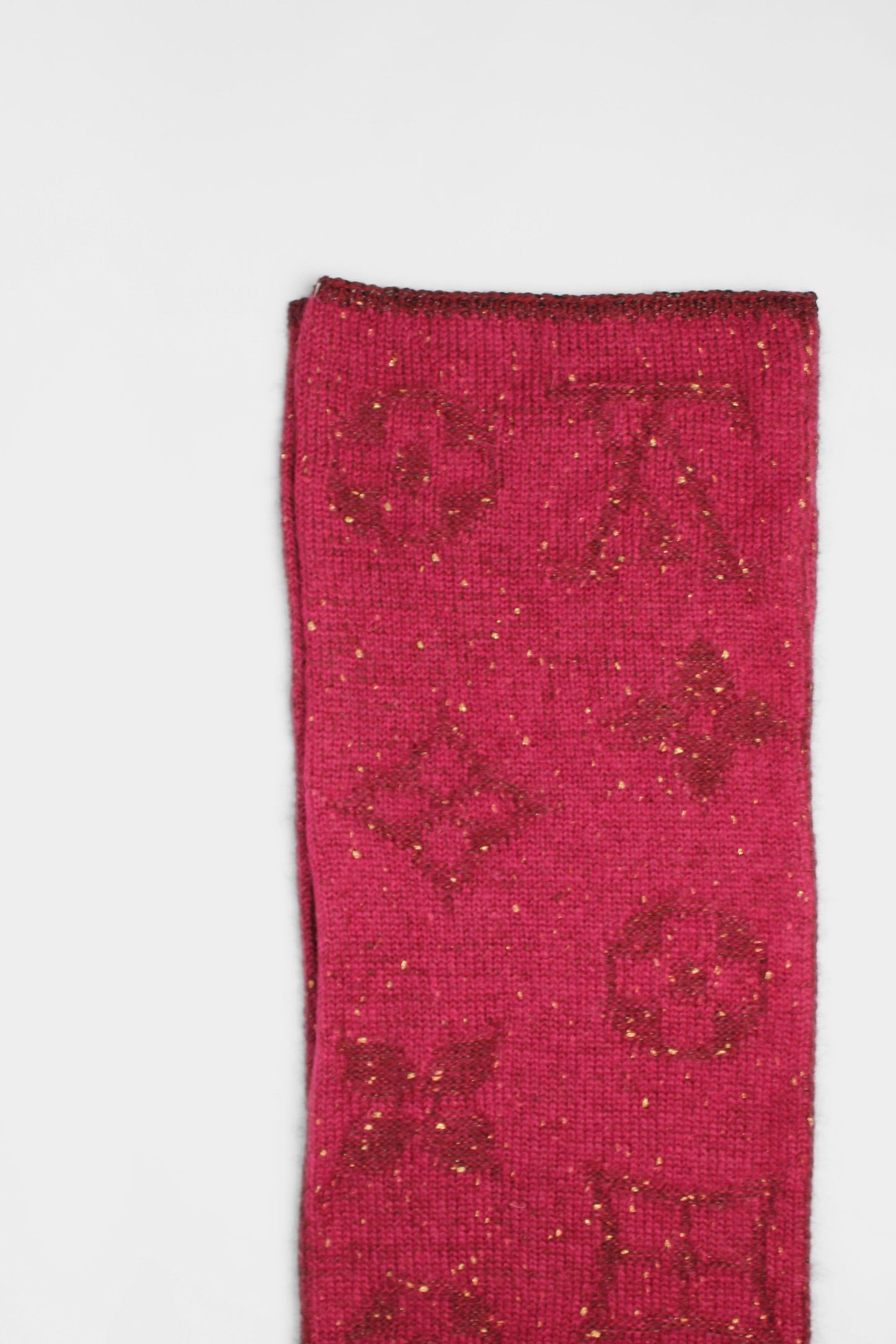 Louis Vuitton Burgundy Scarf