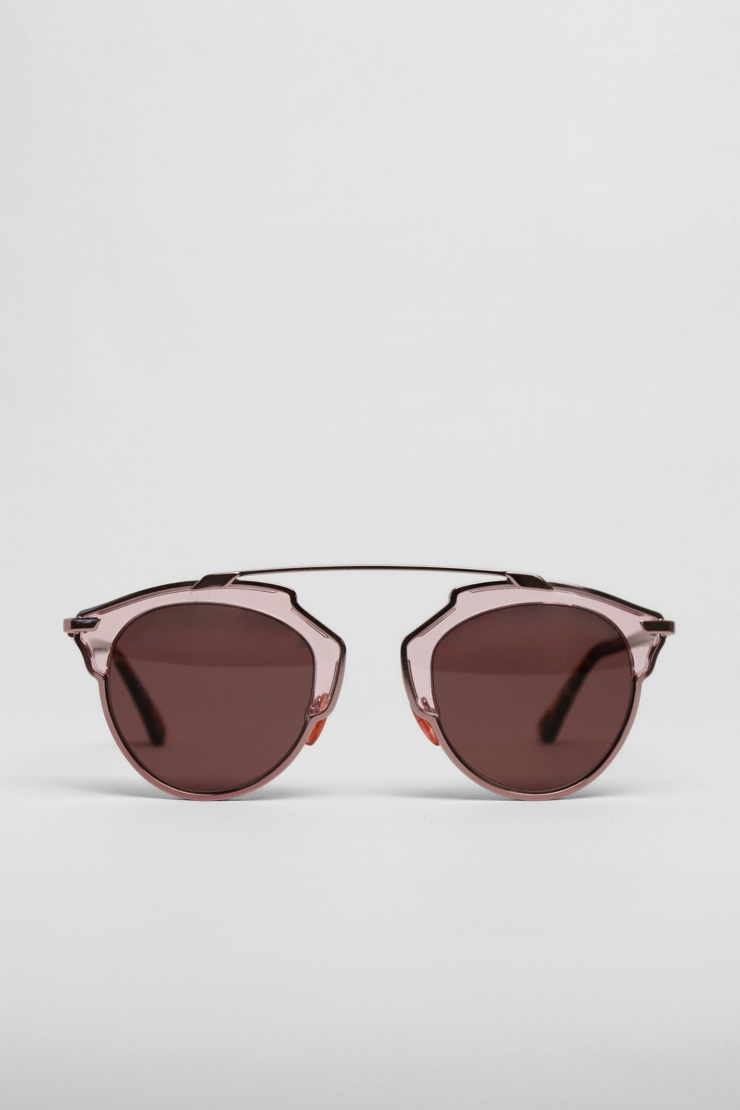 Dior Pink/Silver Aviator Sunglasses