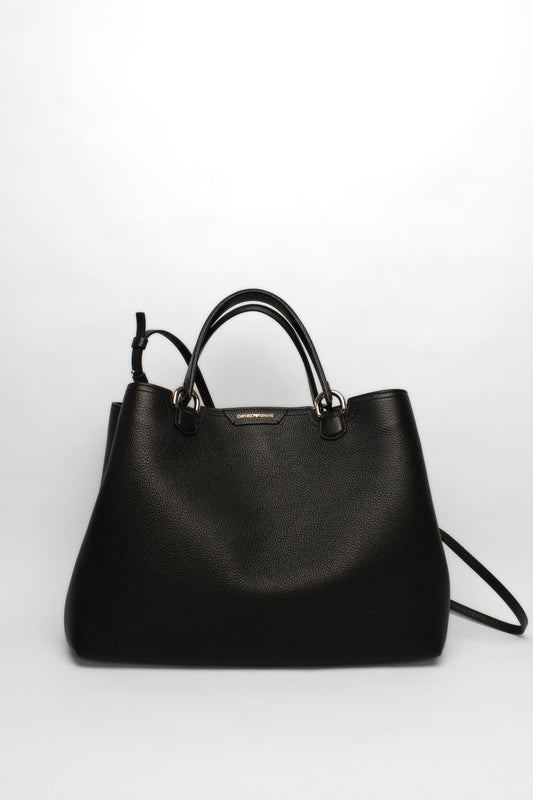 Emporio Armani Black Tote Bag
