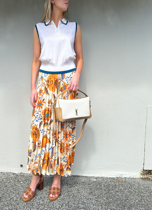 J Linderberg Golf Cream Knit Size M