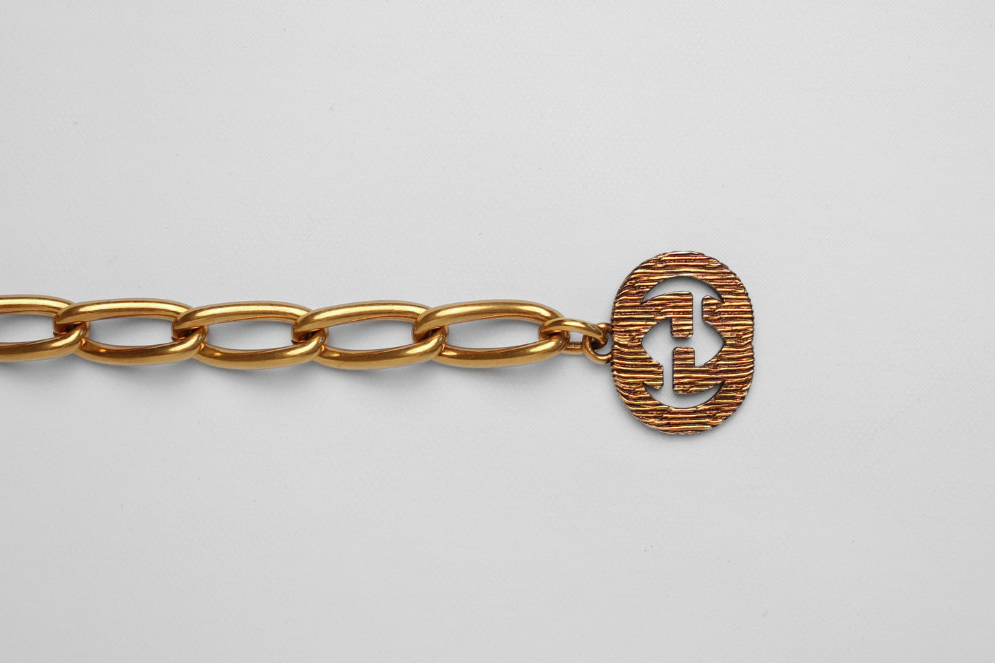 Gucci Gold Chain Belt 85cm