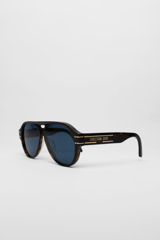 Dior Black Aviator Sunglasses