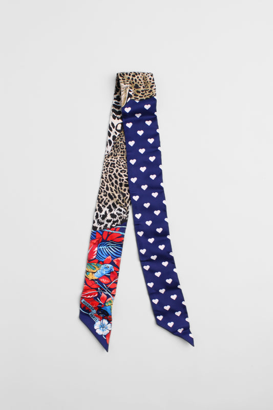 Hermes Blue Animal Twilly