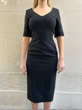 Amanda Wakely Black Dress Size 8