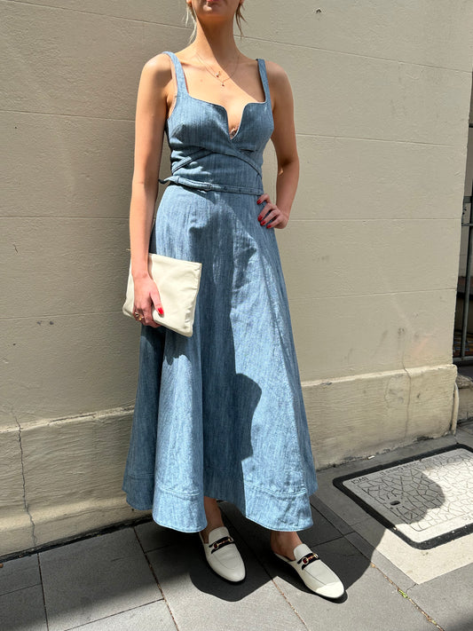 Alexis Denim Sundress Size S