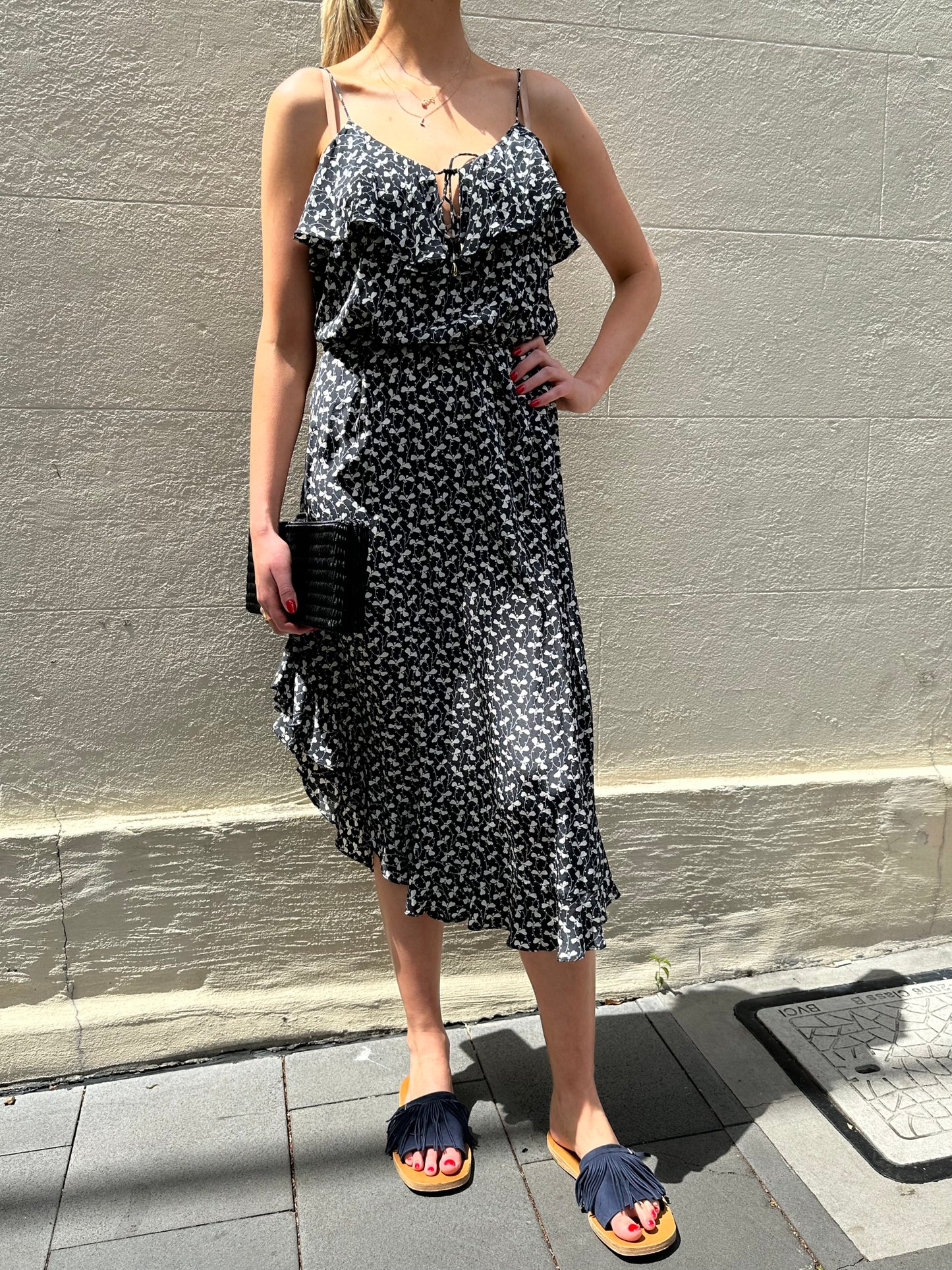 Zimmermann Black Clover Dress Size 2