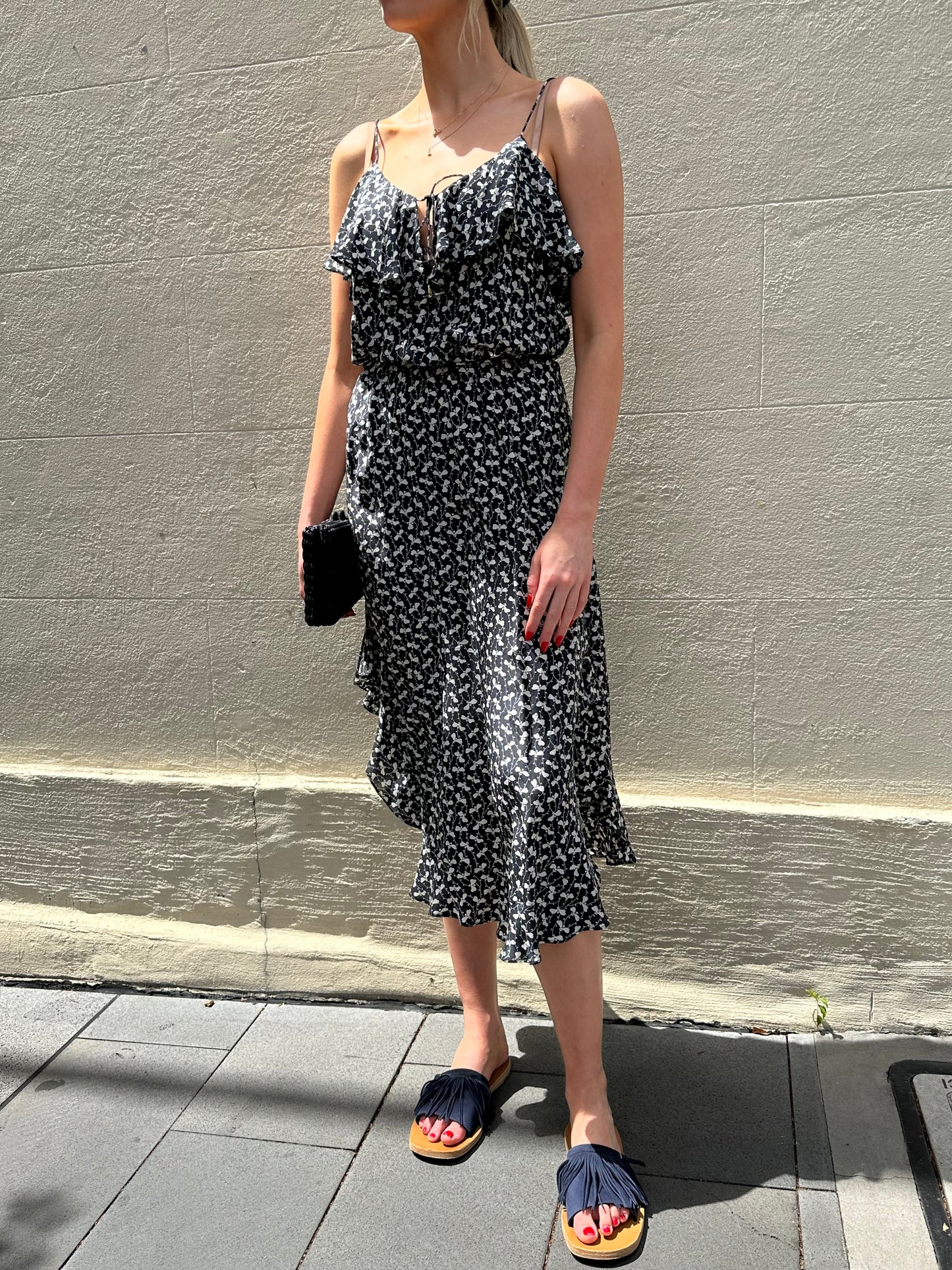 Zimmermann Black Clover Dress Size 2