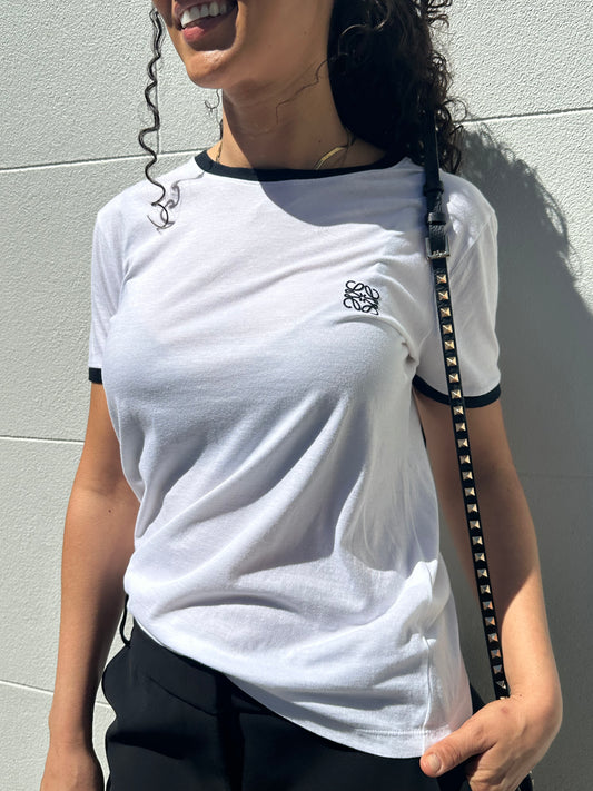 Loewe White Anagram Tshirt Size L
