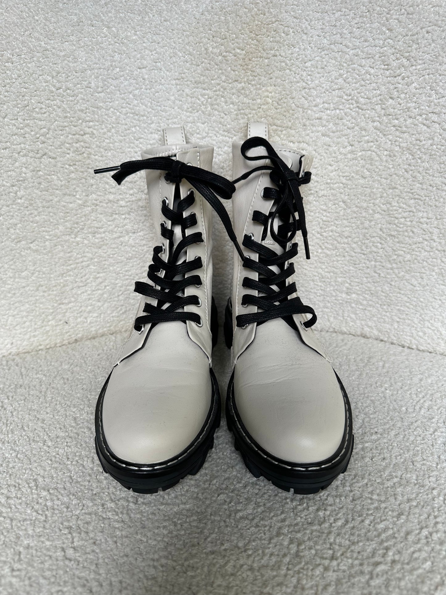 Rag and Bone White Lace Boots Size 37