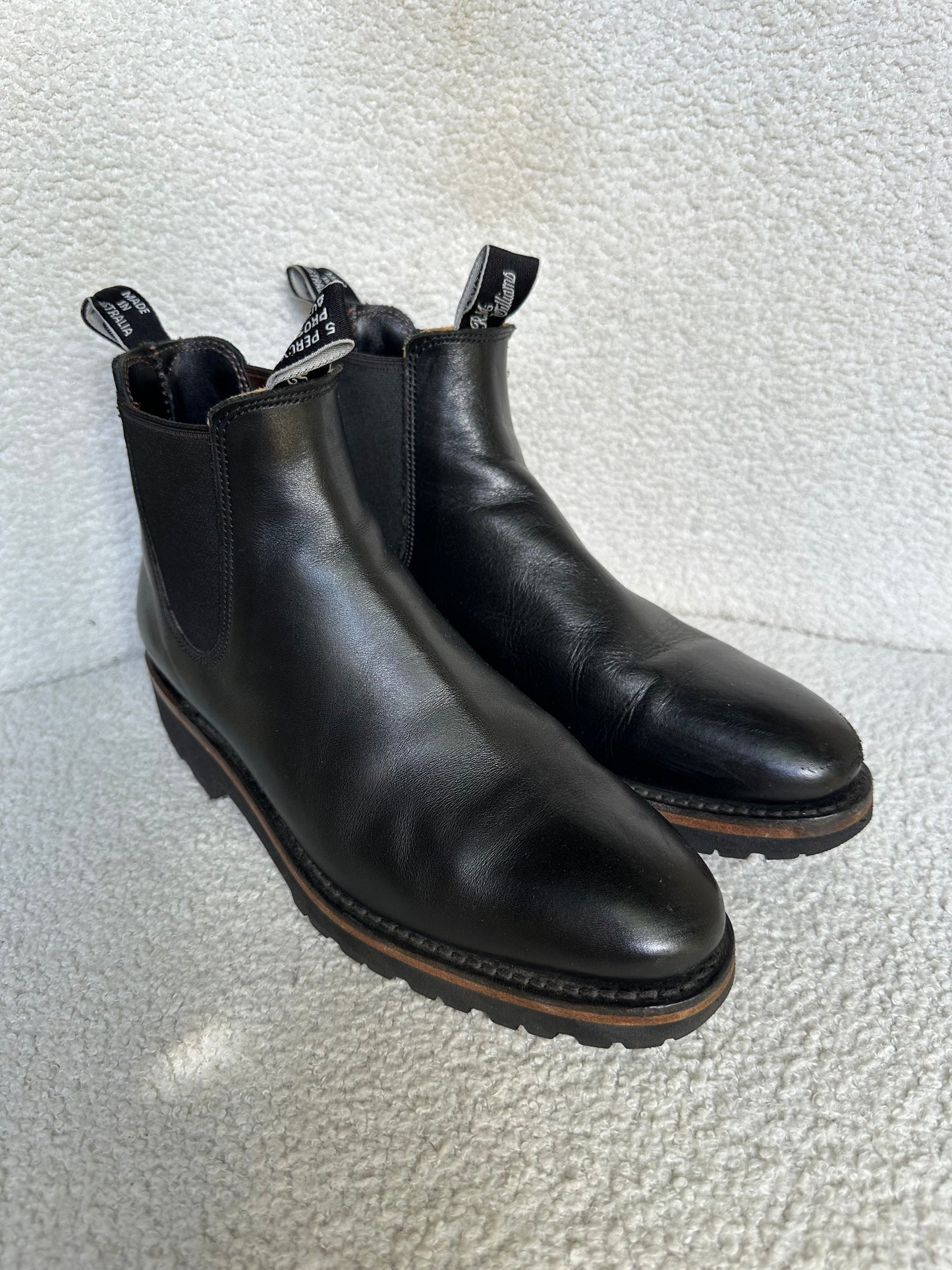 RM Williams Black Boots Size 38