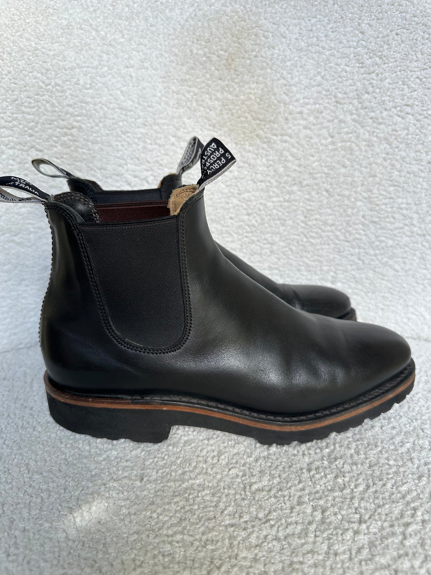 RM Williams Black Boots Size 38