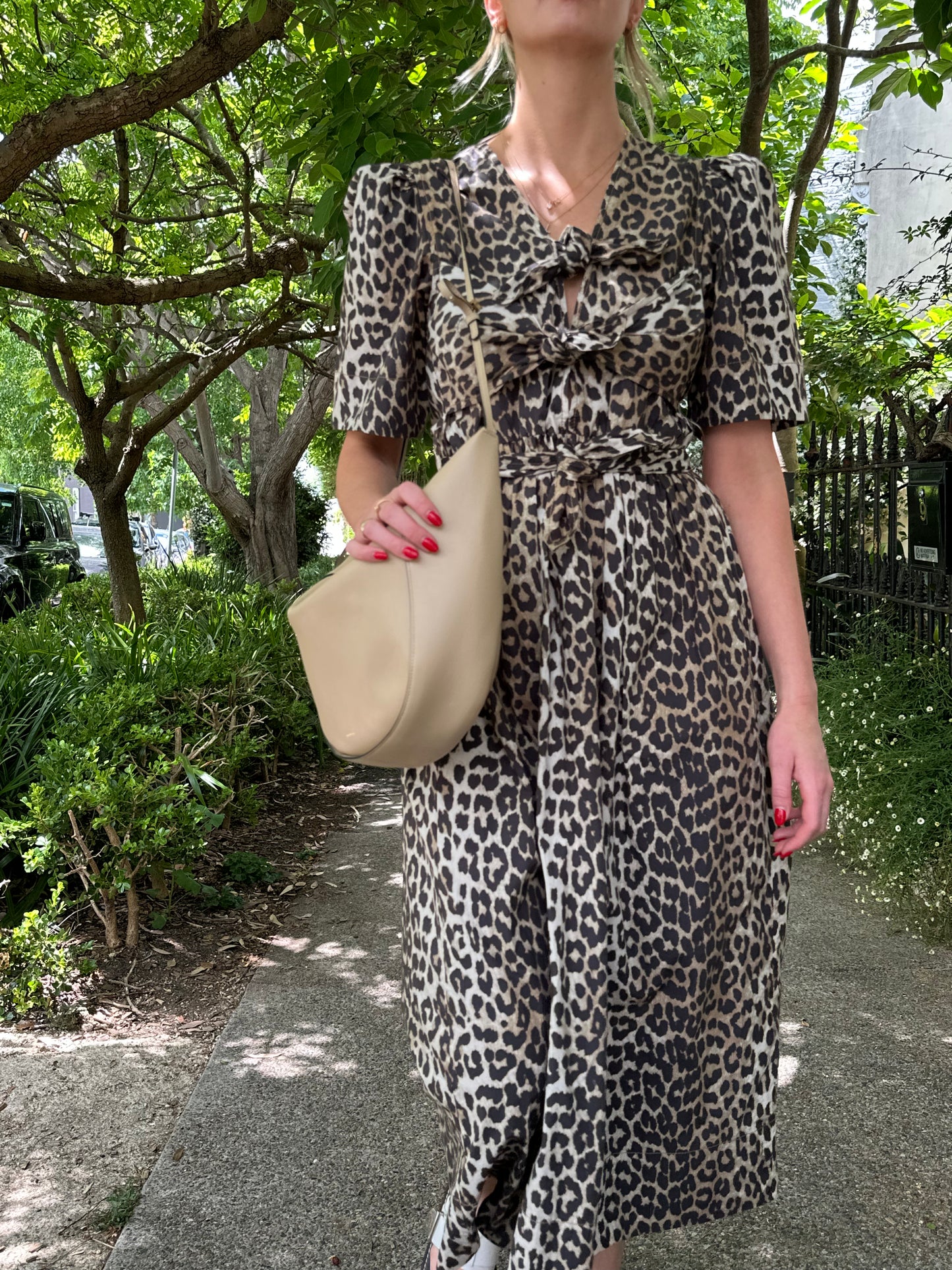 Ganni Animal Print Dress Size 36