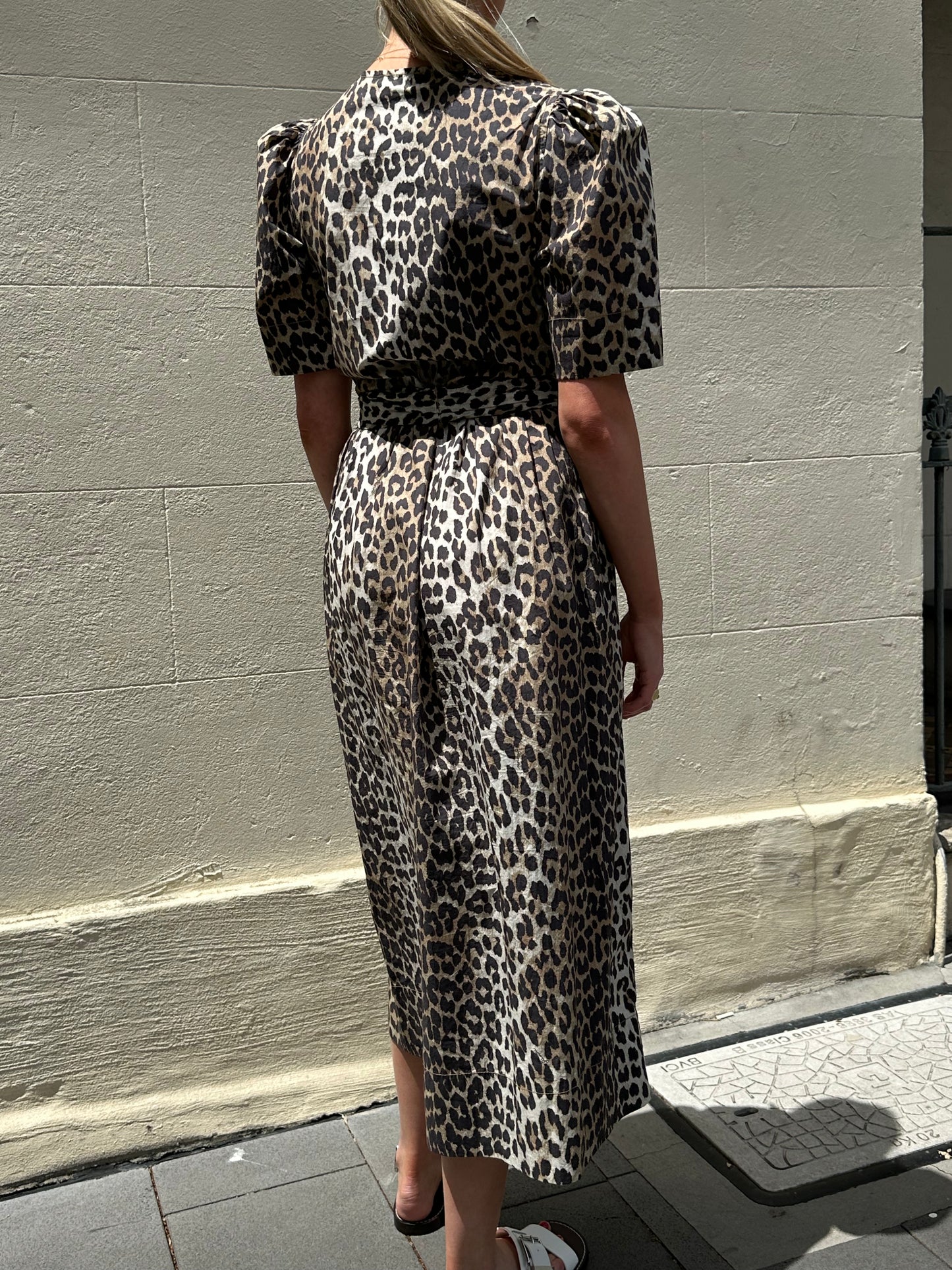 Ganni Animal Print Dress Size 36