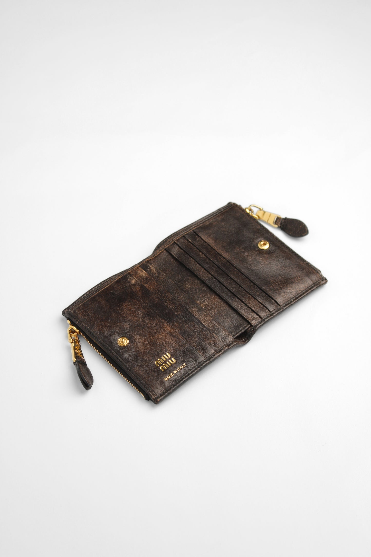 Miu Miu Brown Small Wallet