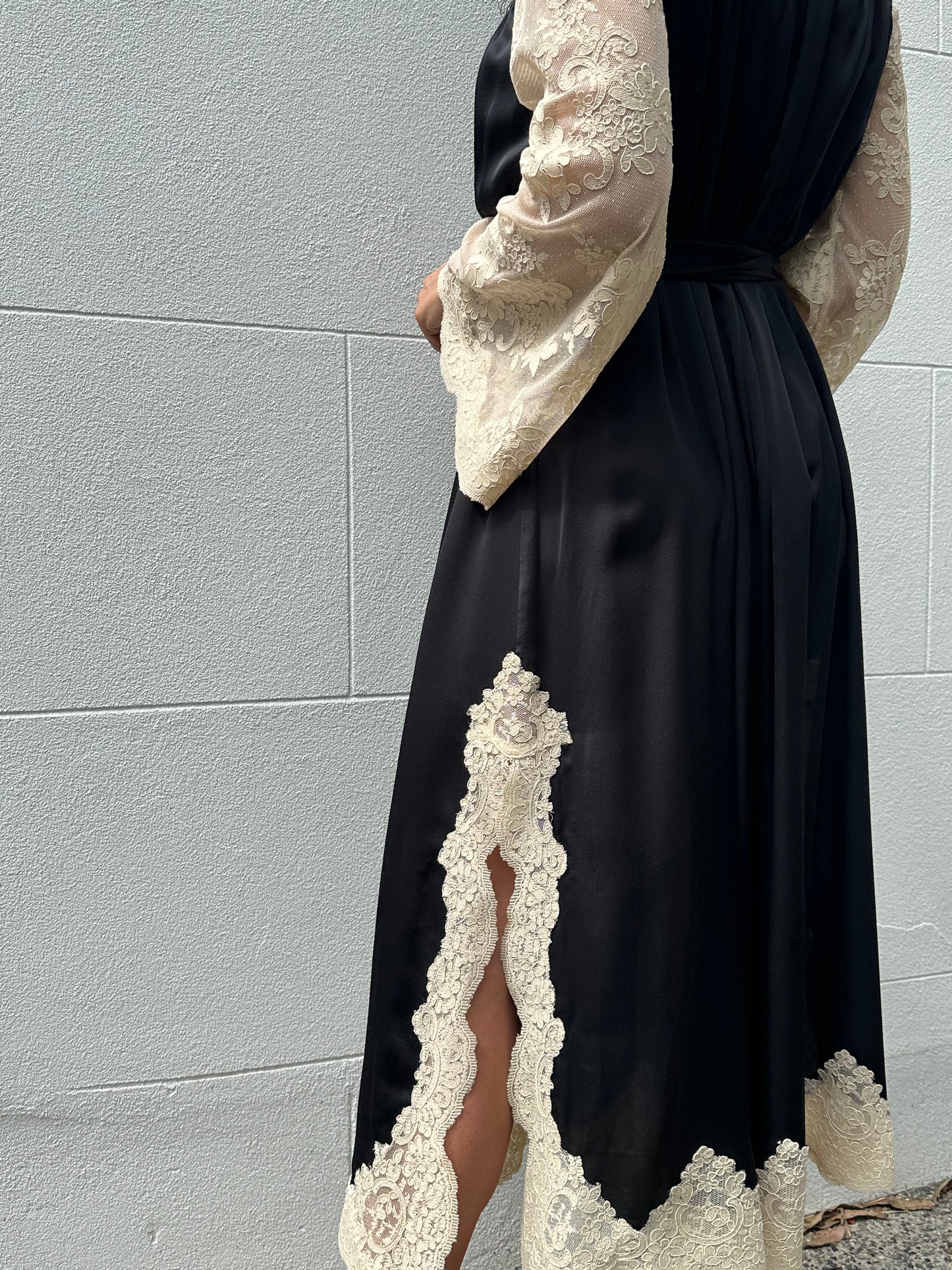 Zimmermann Cream/ Black Lace Dress Size 1