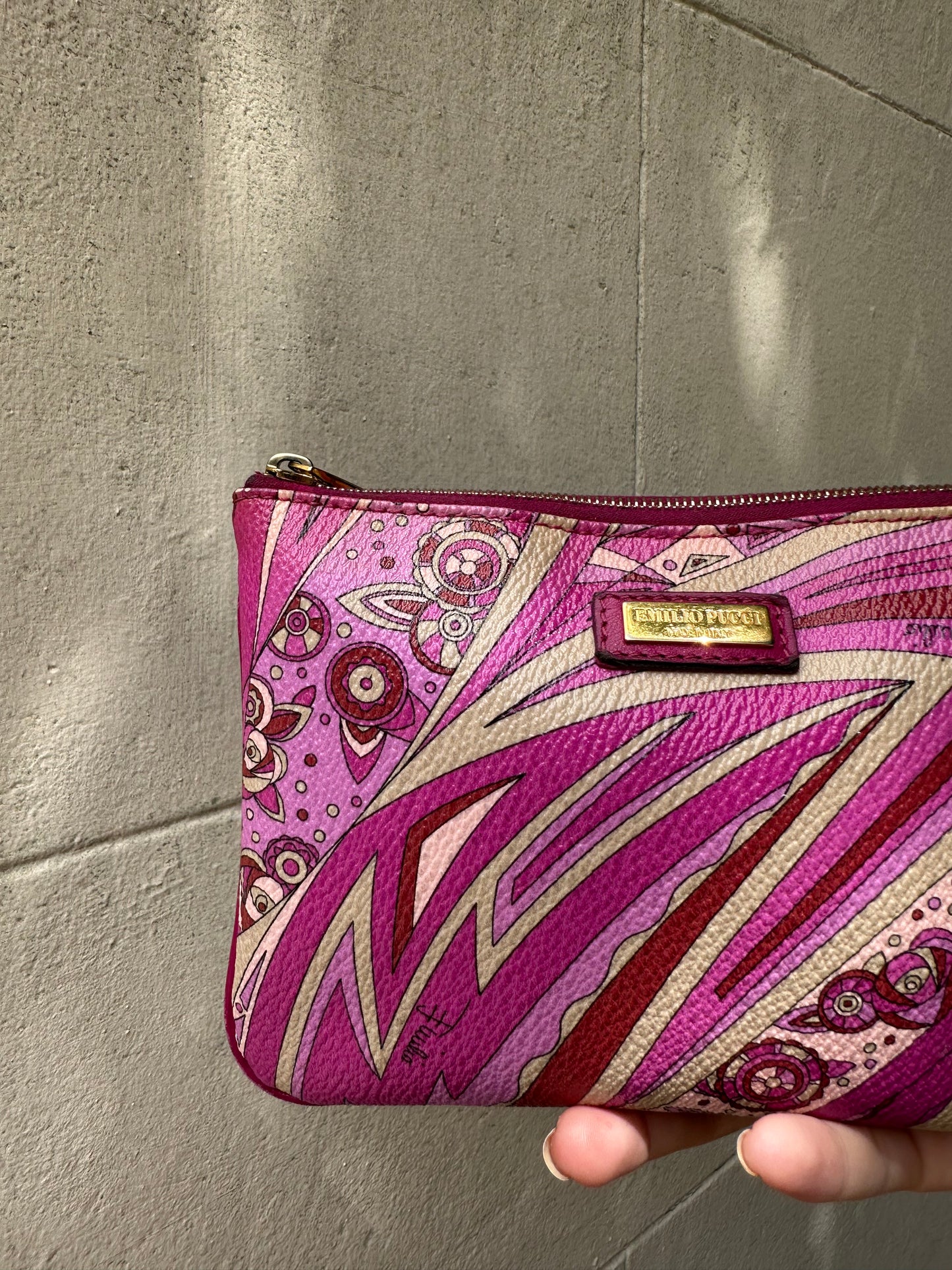 Emilio Pucci Pink Pouch