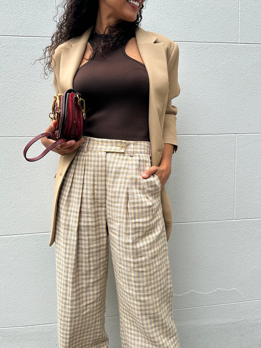 Acne Studios Light Check Pant Size S