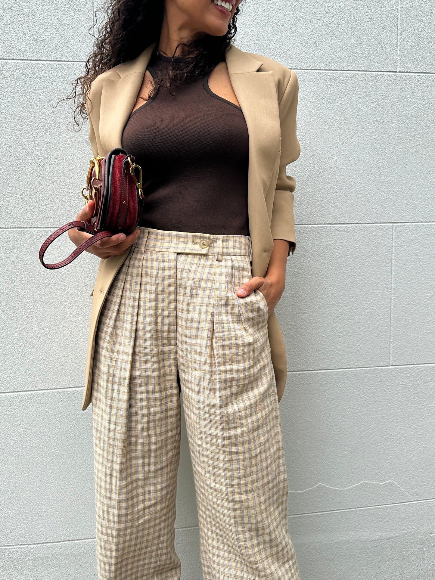 Scanlan Theodore Beige Jacket Size 12