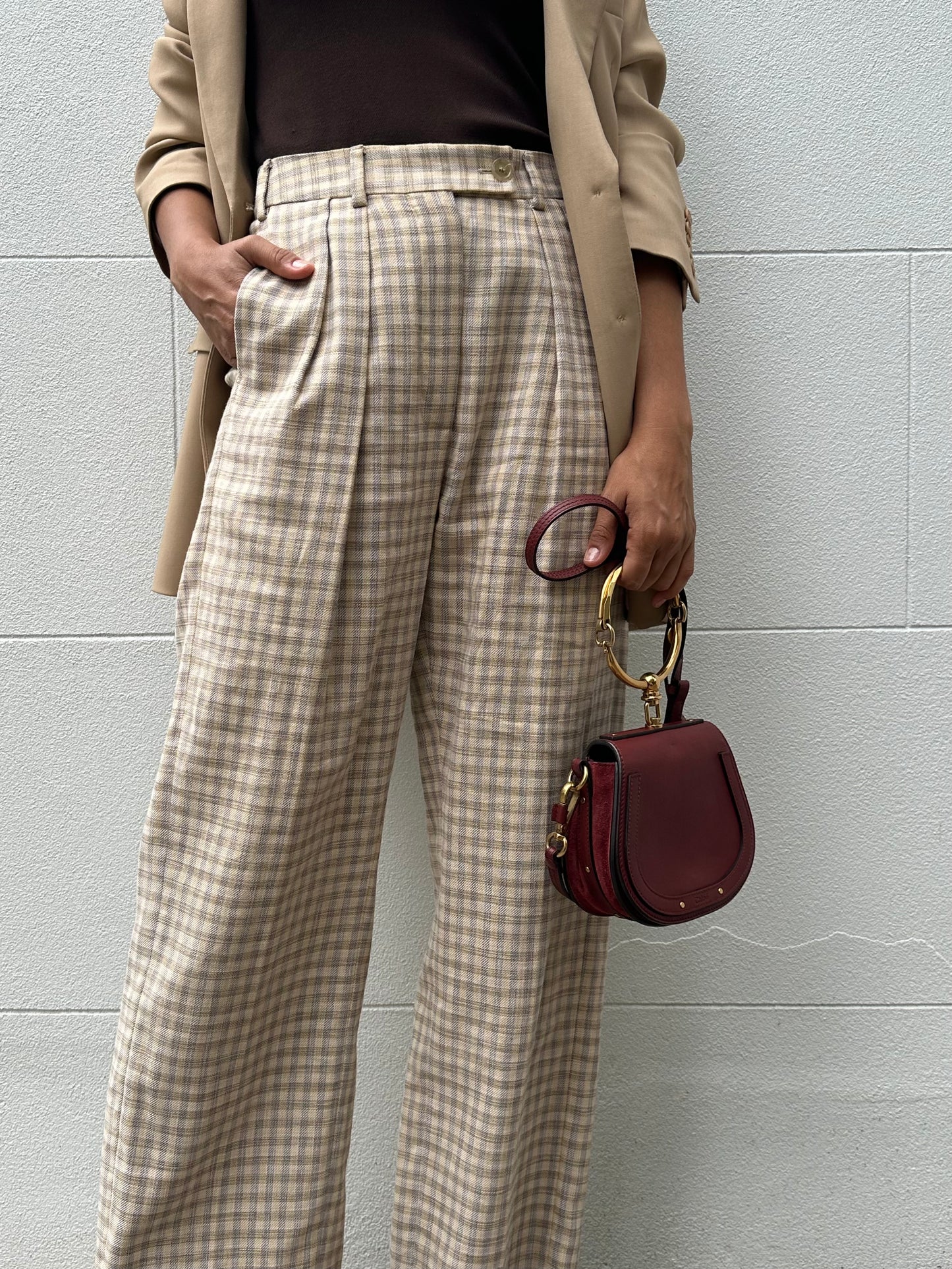 Acne Studios Light Check Pant Size S