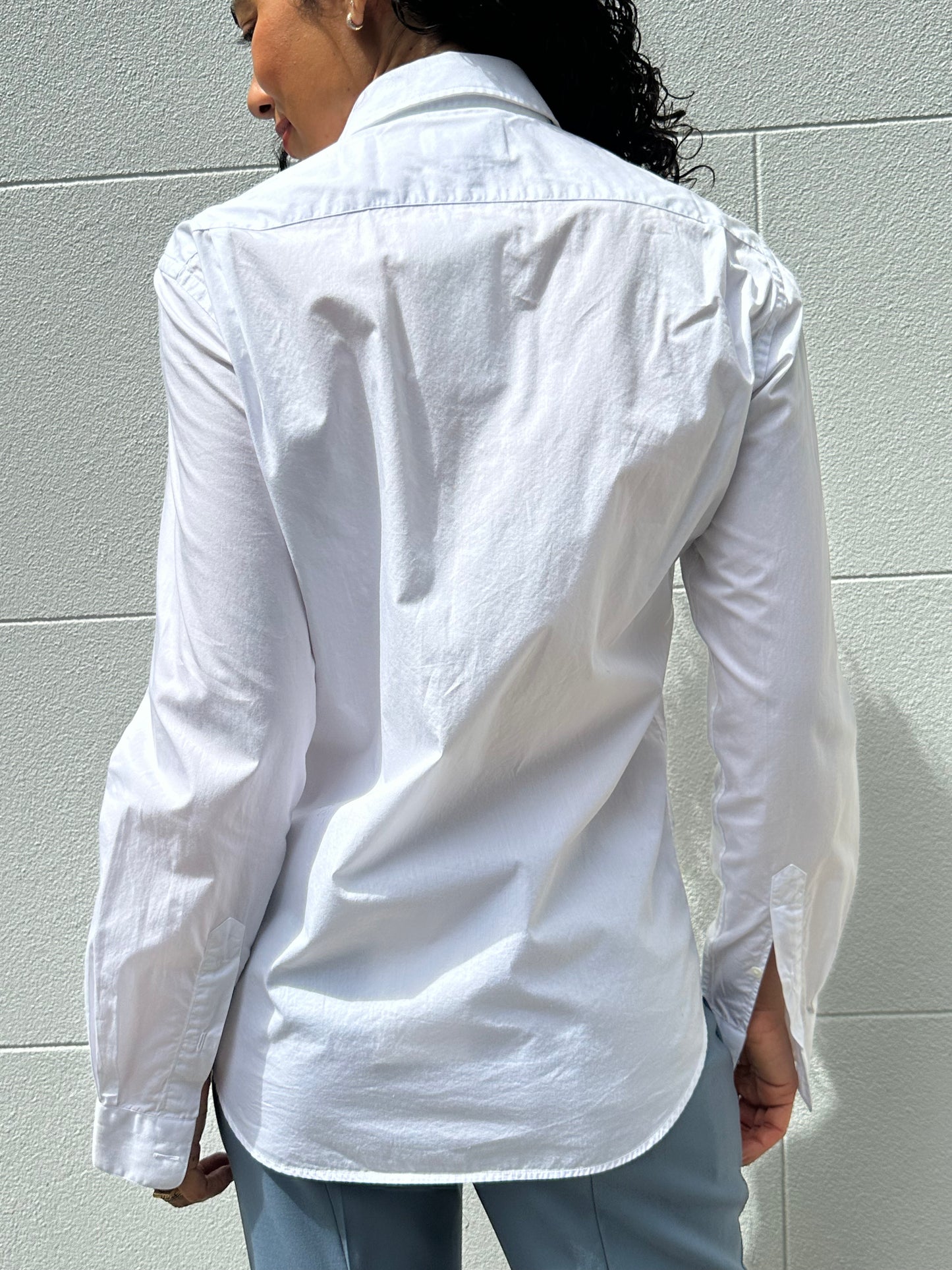 Acne Studios White Cotton Shirt Size 44