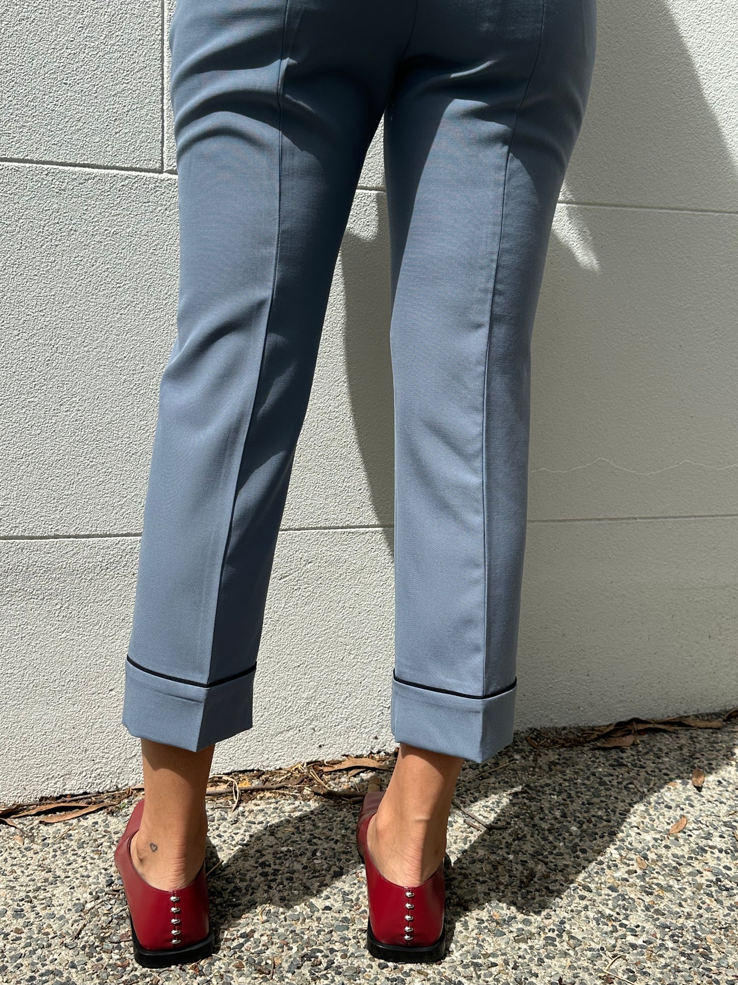 Miu Miu Light Grey Classic Pant Size 40