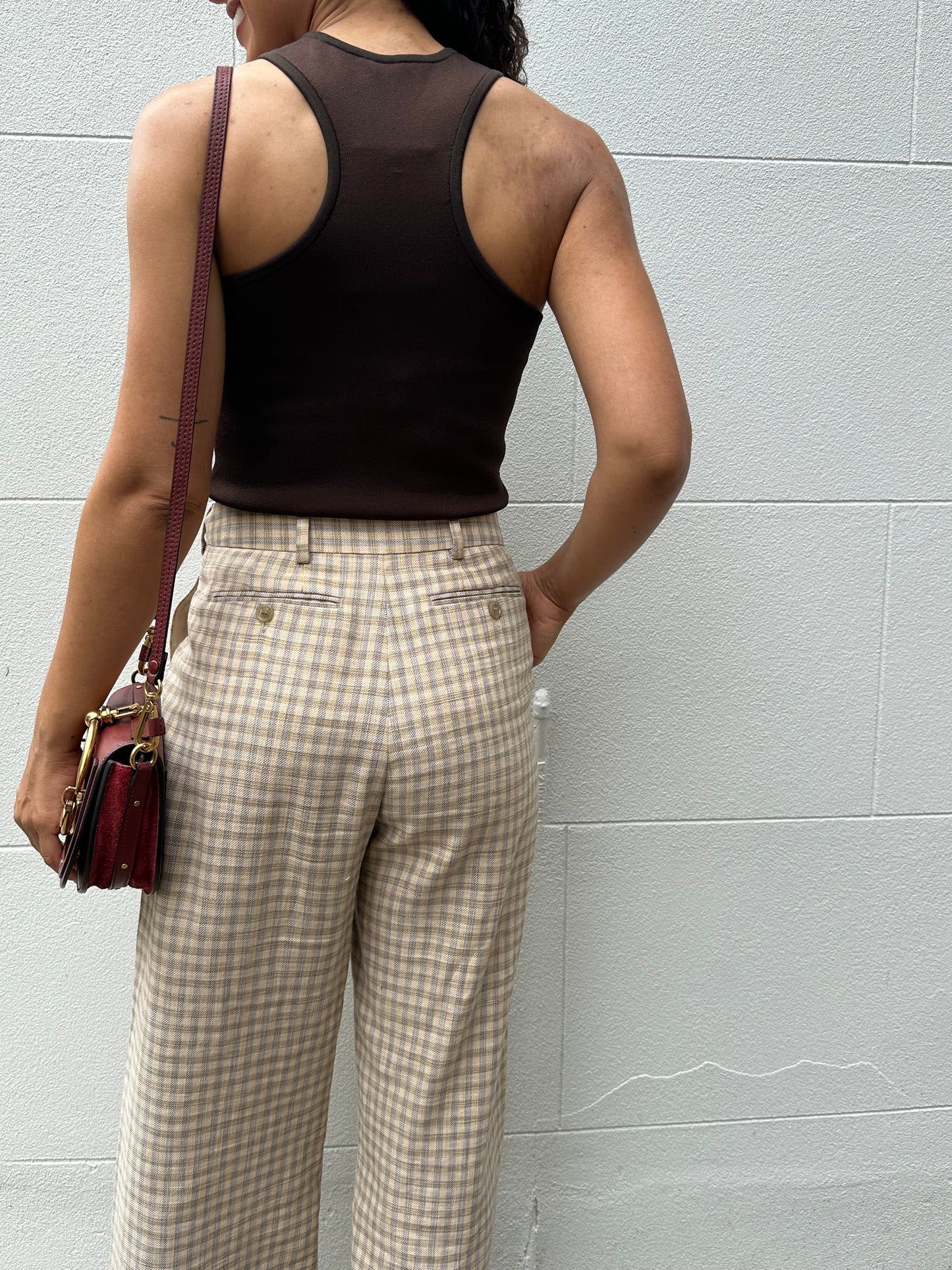 Acne Studios Light Check Pant Size S