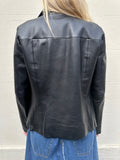 Hugo Boss Black Leather Jacket Size M