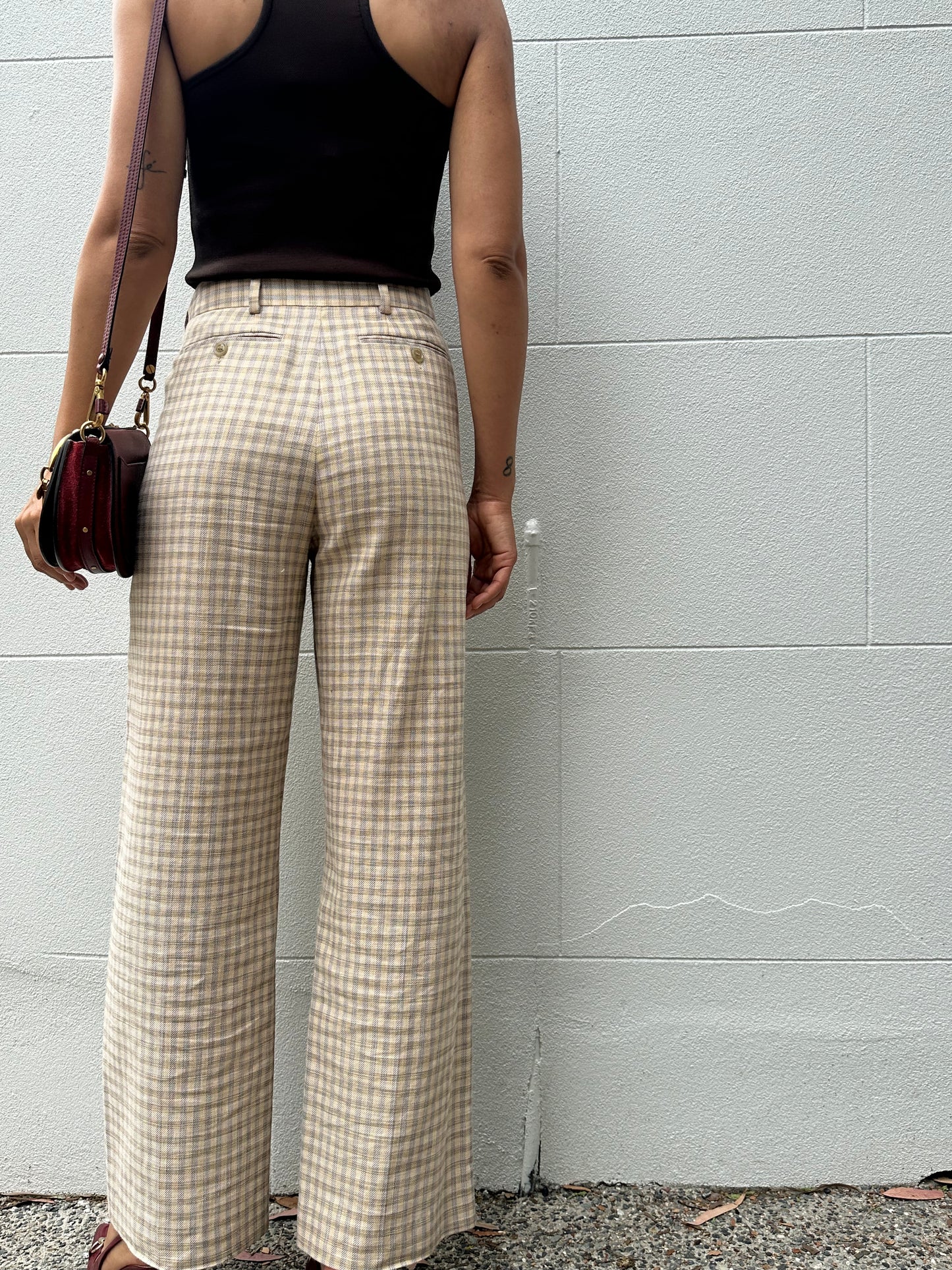 Acne Studios Light Check Pant Size S