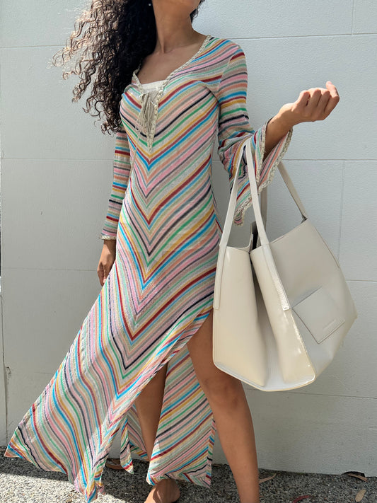 Missoni Mare Multi Stripe Dress Size S