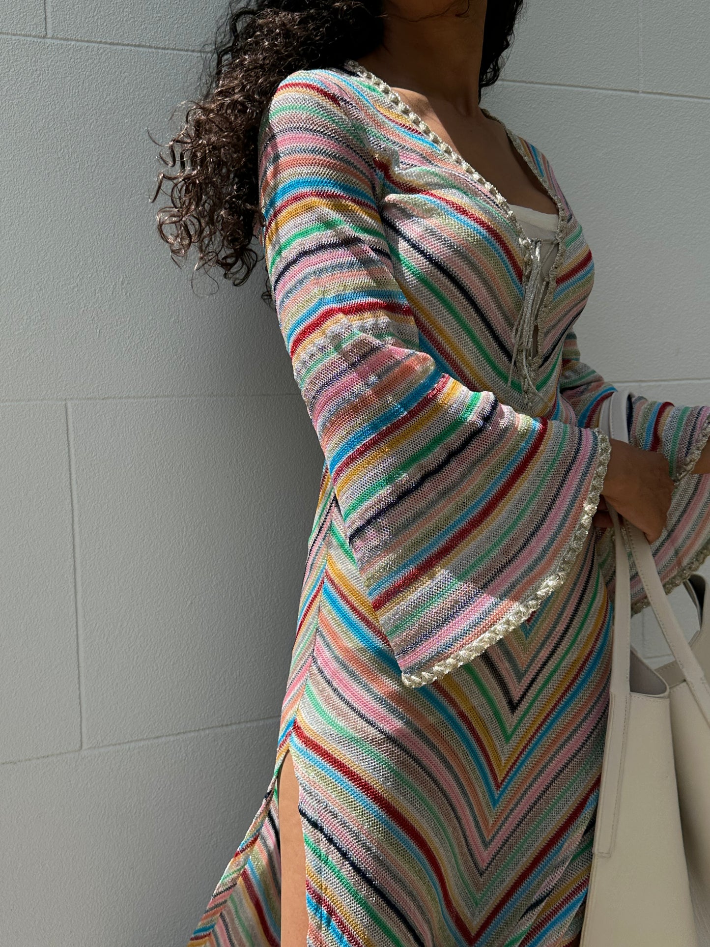 Missoni Mare Multi Stripe Dress Size S