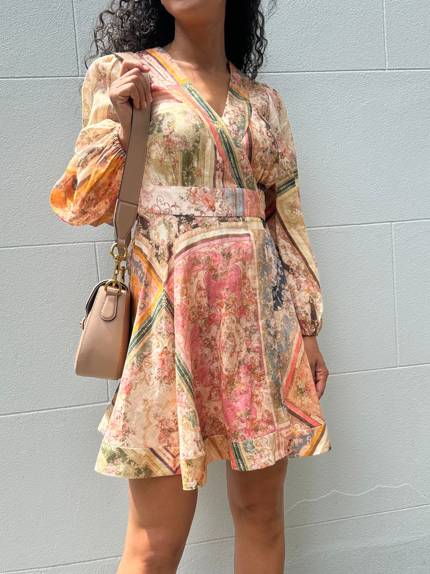 Zimmermann Floral Print Mini Dress Size 0