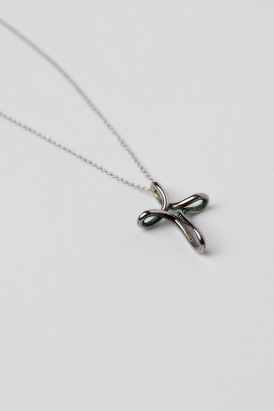 Tiffany Silver Infinity Cross