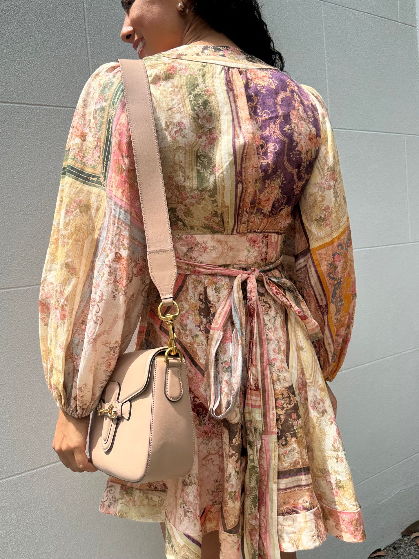 Zimmermann Floral Print Mini Dress Size 0