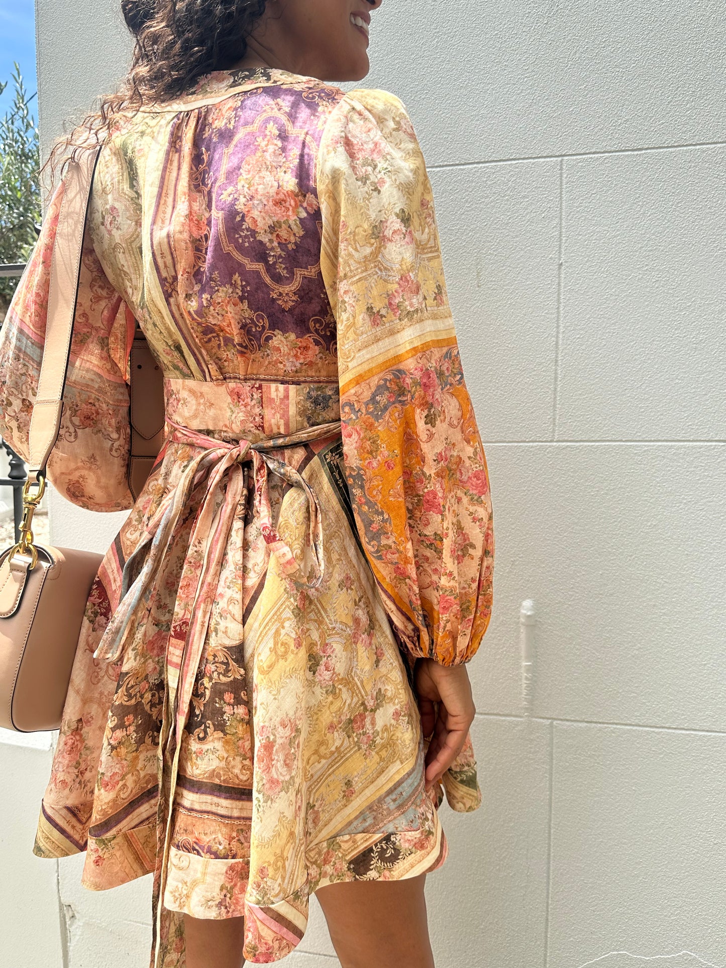 Zimmermann Floral Print Mini Dress Size 0