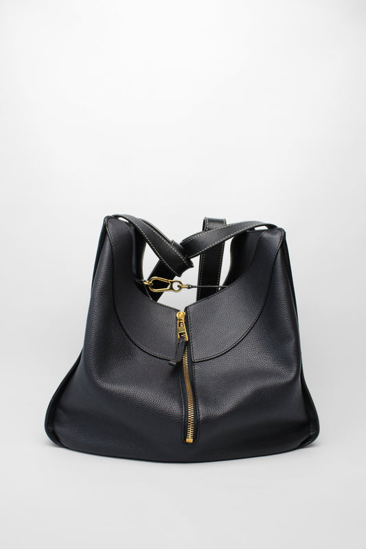 Loewe Navy Hammock Bag