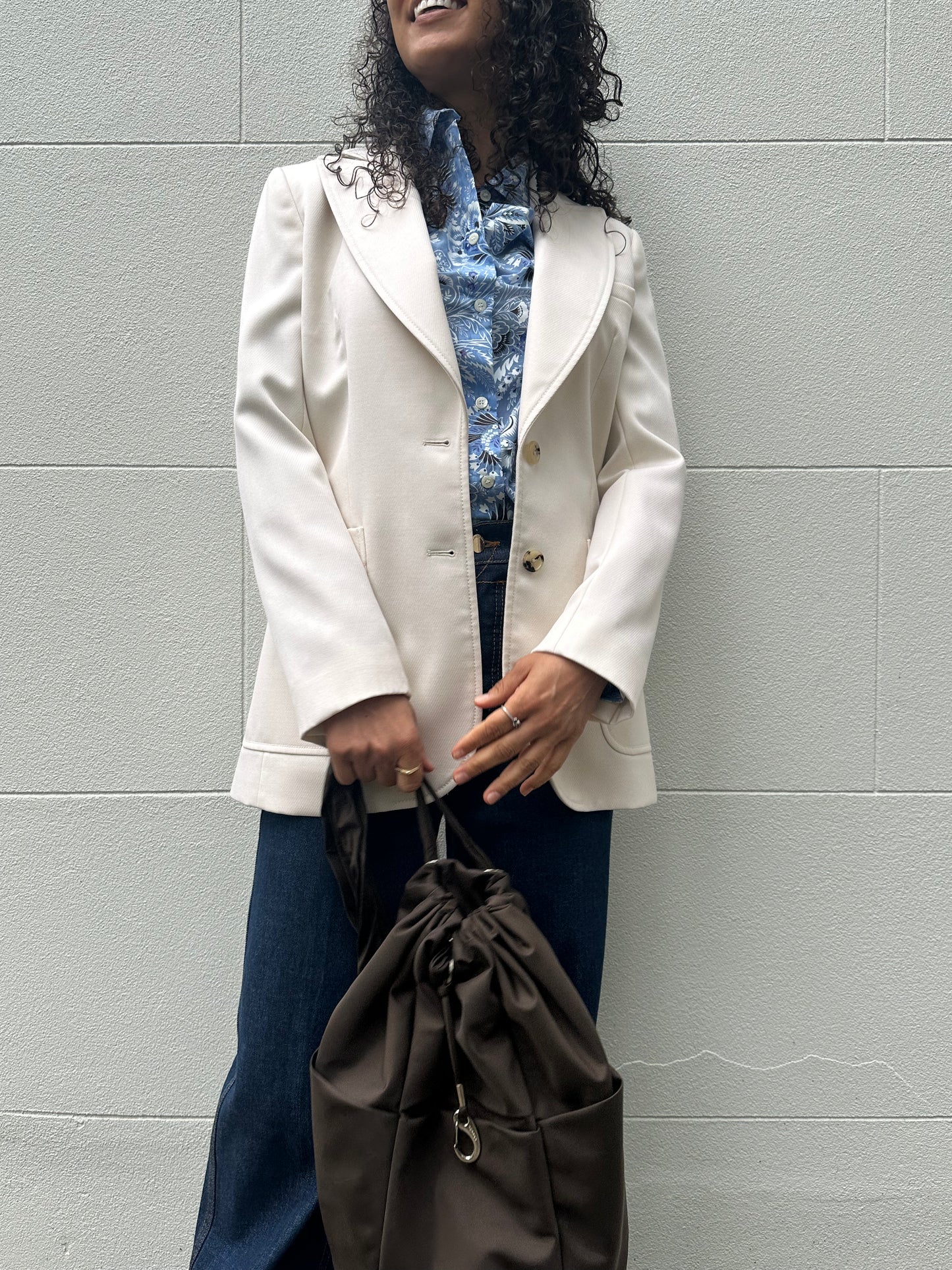 Bella Freud Ivory Jacket Size 10
