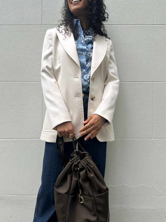 Bella Freud Ivory Jacket Size 10