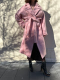 RAEY Pink Mohair Coat Size XS