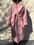 RAEY Pink Mohair Coat Size XS