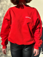 Balenciaga Red Logo Sweatshirt Size S/M