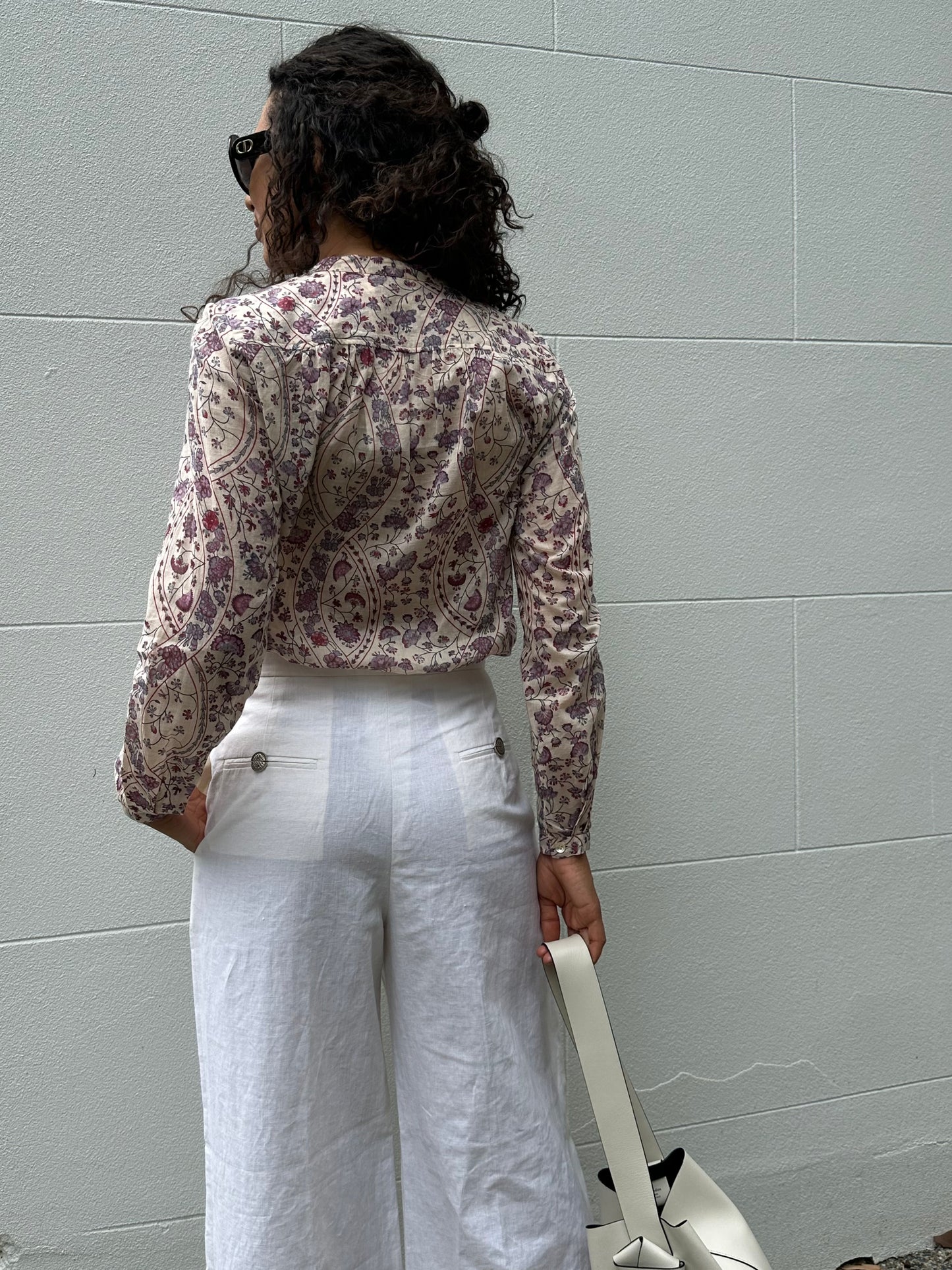 Isabel Marant Lilac Floral Top Size 36