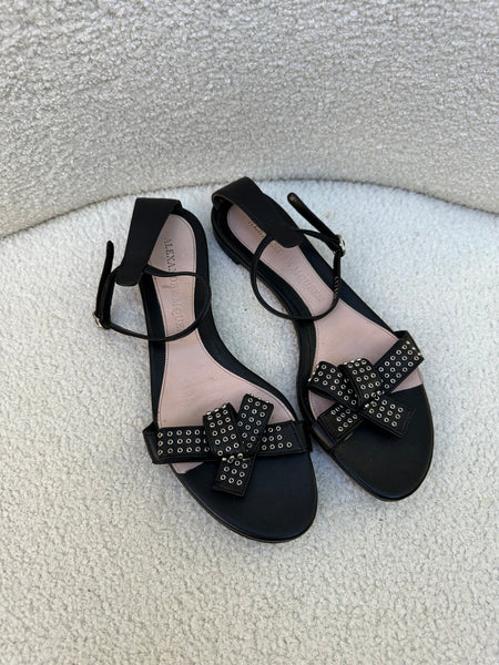 Alexander McQueen Black Sandals Size 39